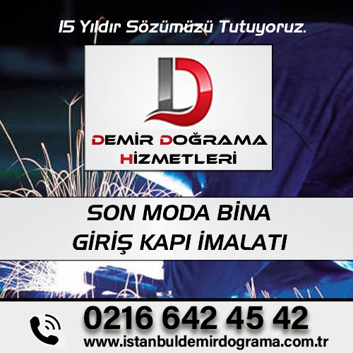 bina giriş kapısı demir doğrama